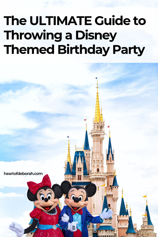 Obsessed with Walt Disney World? Throw an easy Disney birthday party for your kids with these easy tips and tricks!