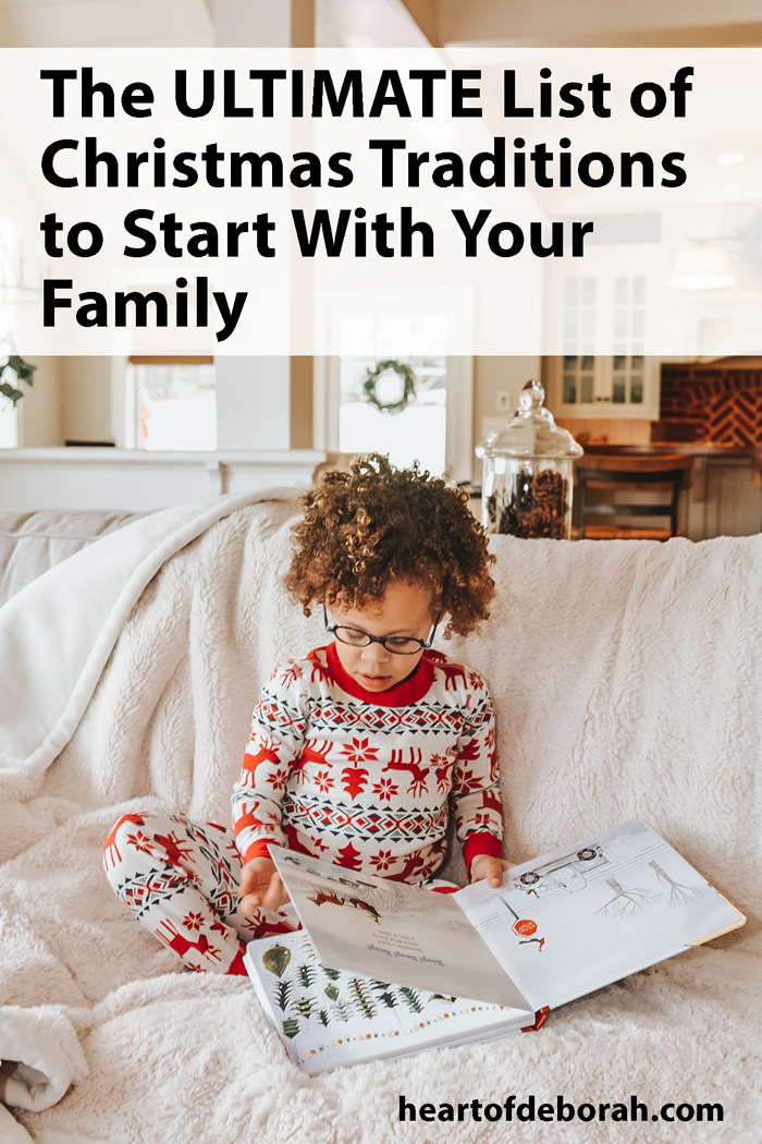 10 BRILLANT family traditions to start this Christmas. I love number 5!