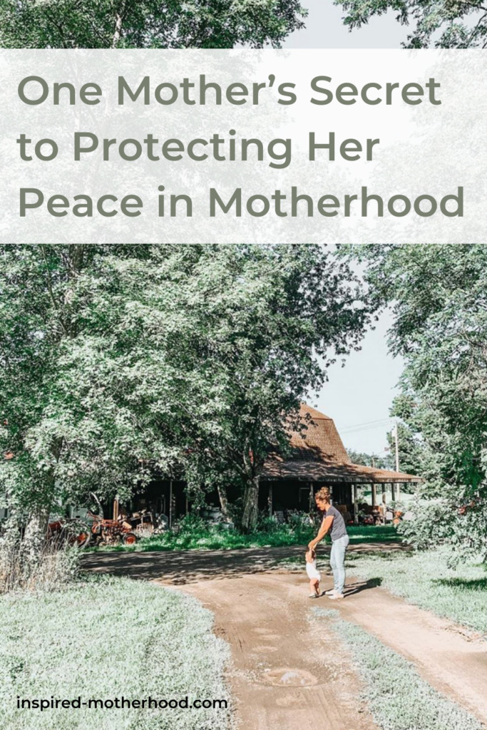 Motherhood comes with all new kinds of anxieties, but how do we protect our peace in motherhood? Find out how one mother found peace and hope in her motherhood journey.