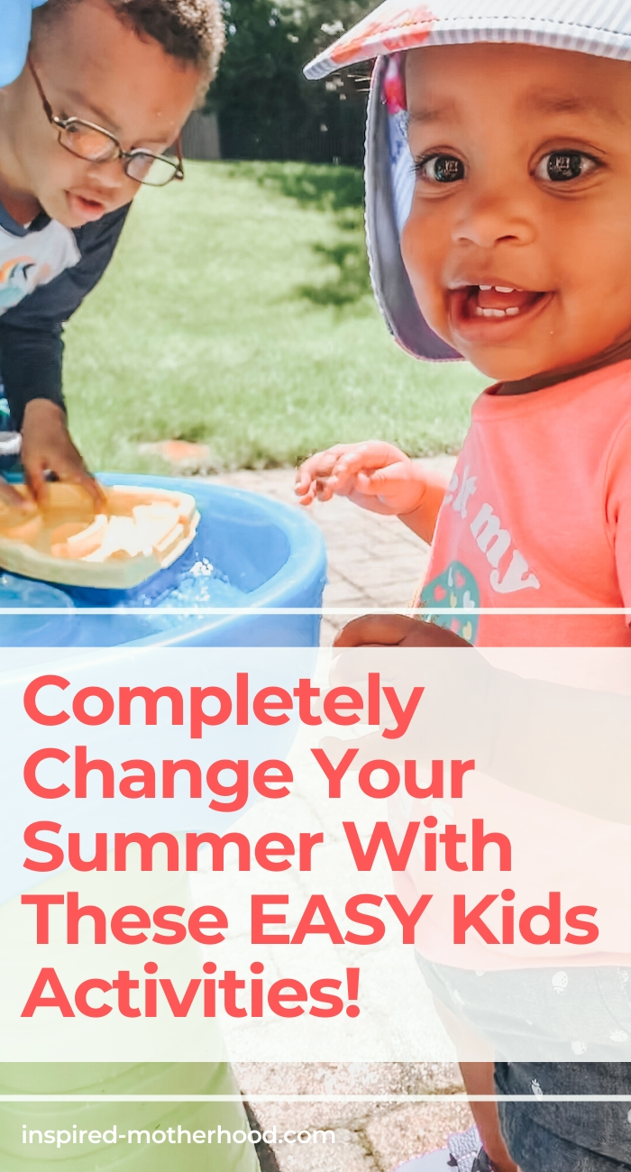 Change your summer with these list of easy kid's activities!! You can print the list of 30+ activities for your fridge. 