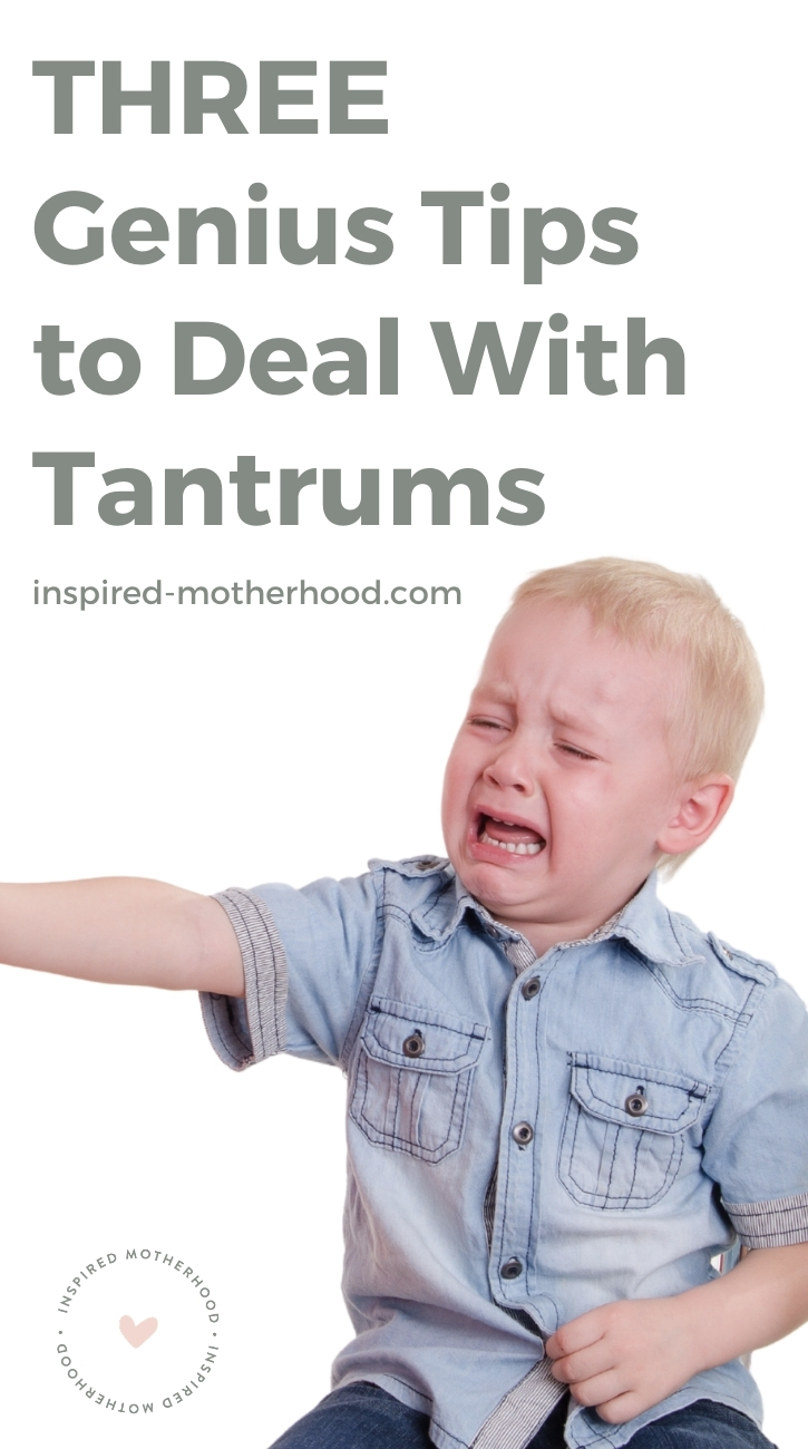 Avoid temper tantrums with your child by using these 3 genius parenting tips! The terrible twos don't need to be terrible! You can take care of the public meltdowns with these steps.