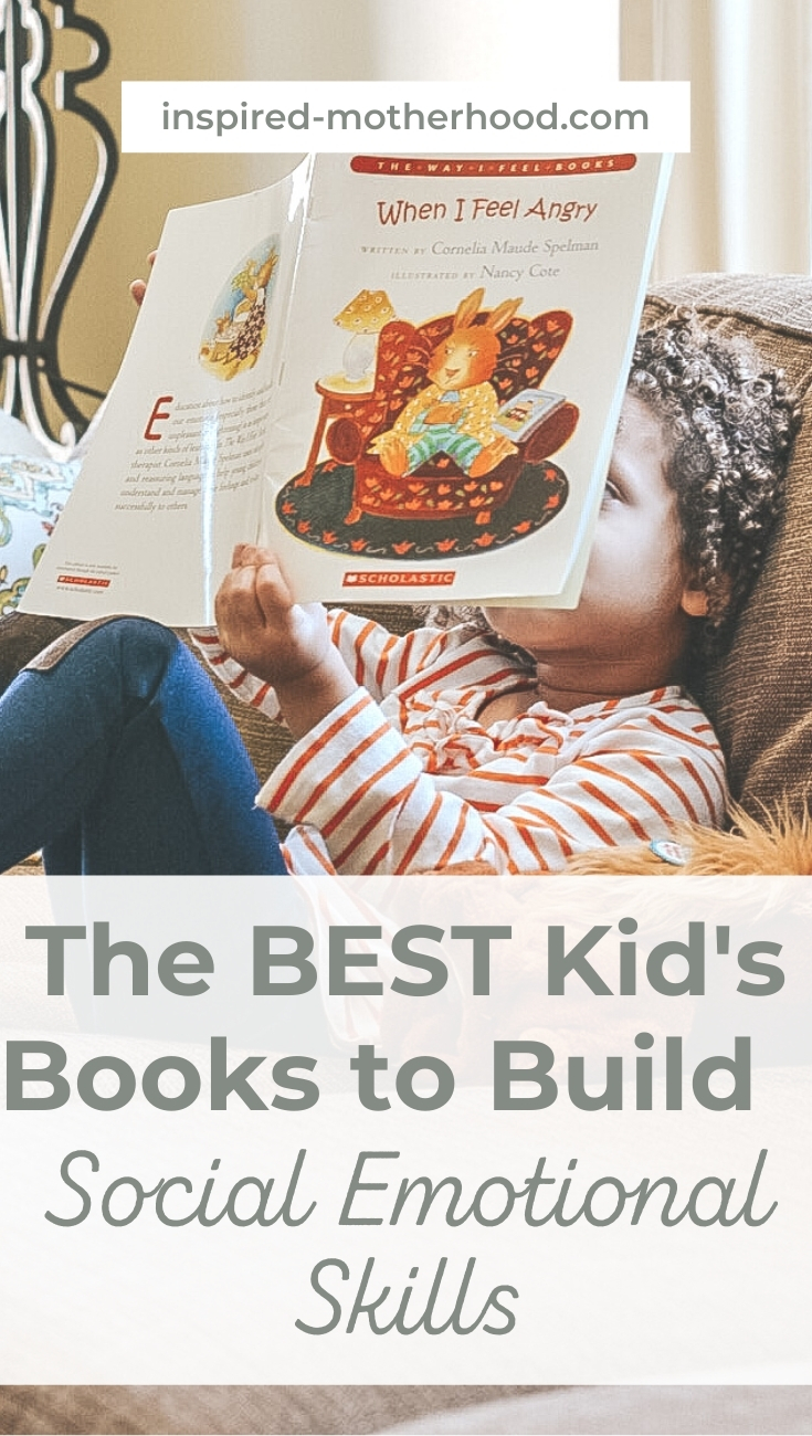 Books are a great way to teach your children! Find a list of 20 books to teach your child important social skills, empathy, how to overcome fear and more. Read books together to build their emotional intelligence!