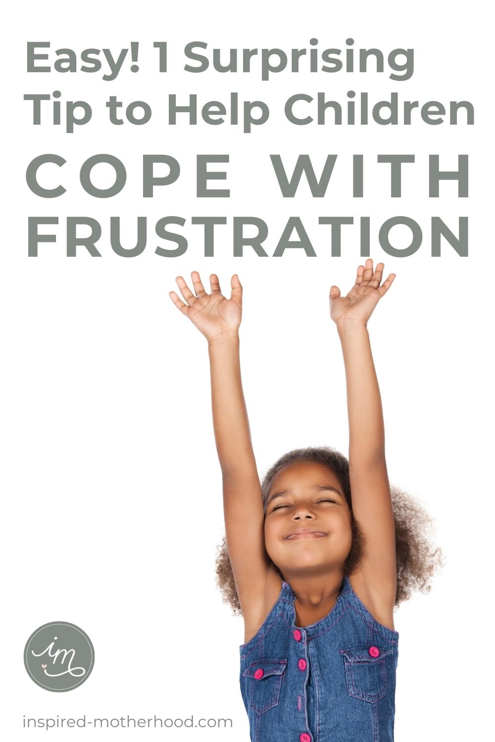 Do you have a child who gets frustrated easily? As parents we aren't always sure how to respond. Try teaching your child self-talk! It will build their emotional intelligence and help your low frustration tolerance child to deal with adversity. #parenting