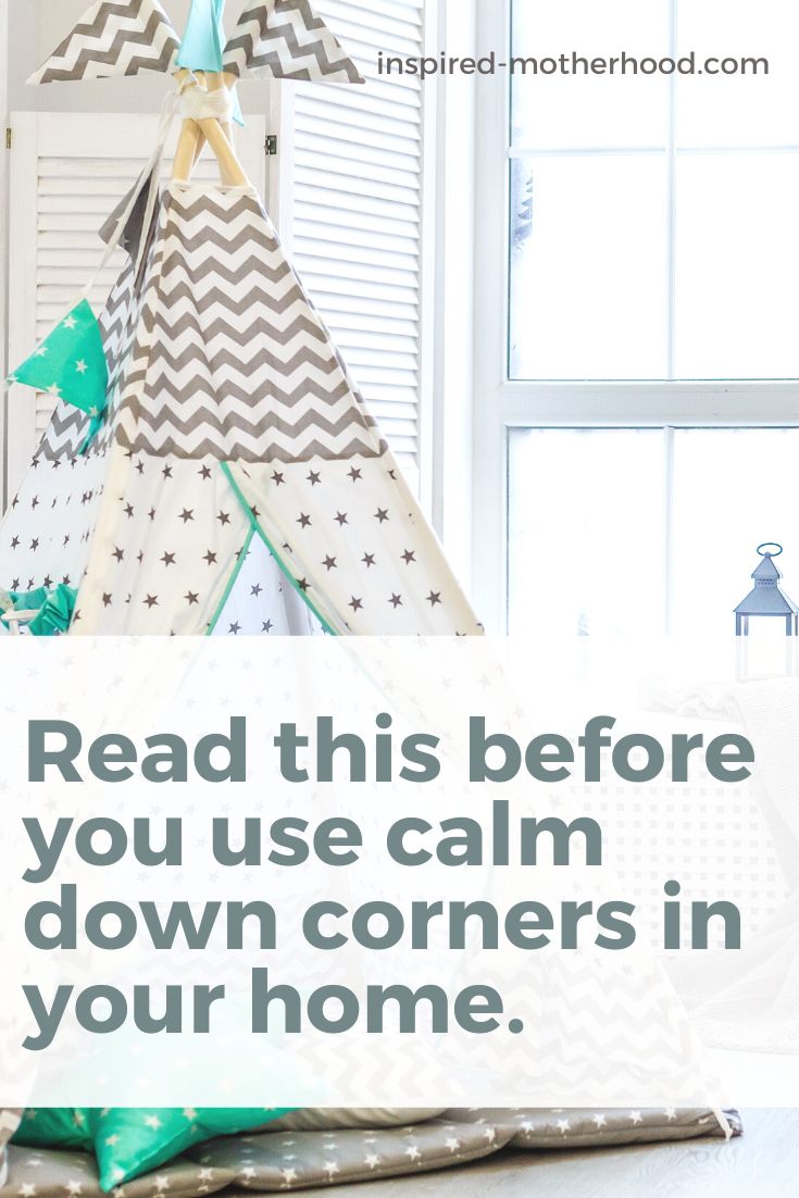 Many times parents are quick to fix the big feelings and help children calm down. We don't want to see our kids in distress, but are calm down corners really helpful? What should we do instead? 