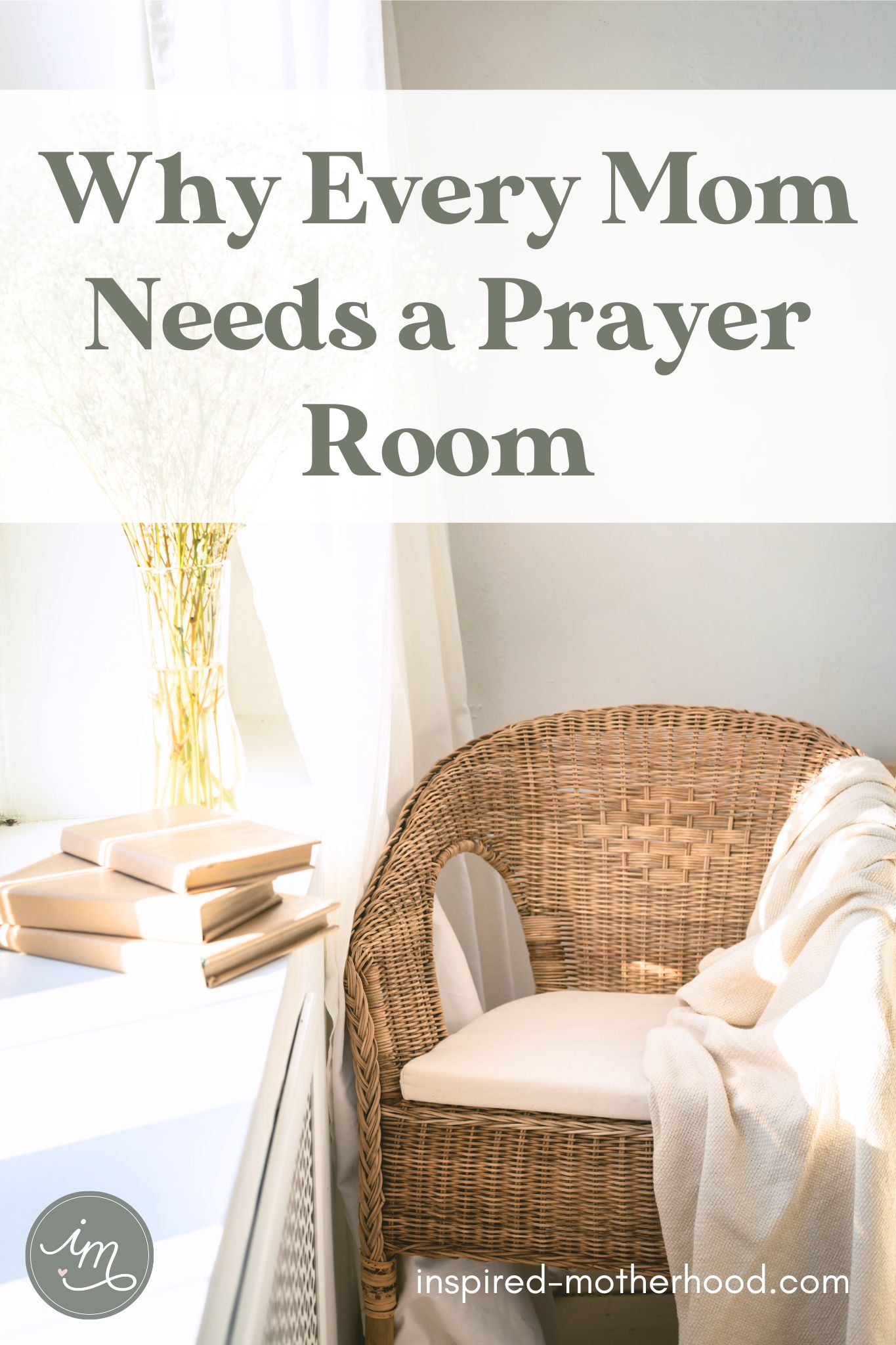 Being a mom is hard!! When we don't know what to do we can turn to God in prayer. Learn how to create your own prayer room! 