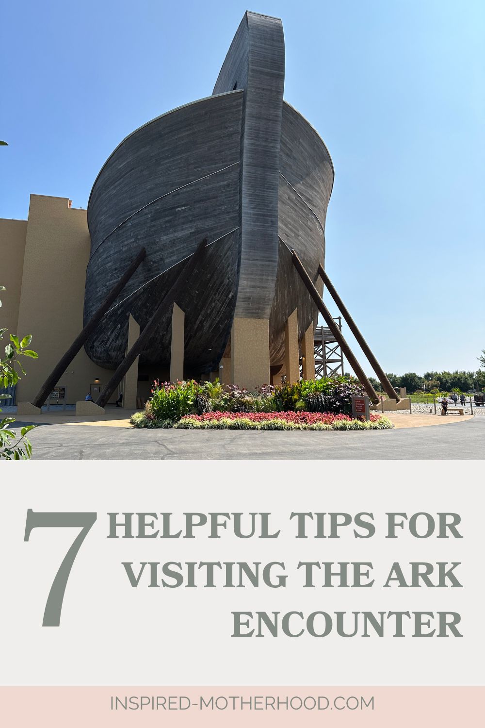 Family visiting the life-size Noah's Ark at the Ark Encounter in Kentucky, exploring immersive exhibits and interactive displays. The kids are amazed by the massive Ark and engaging storm simulation experience, making for an unforgettable family vacation.